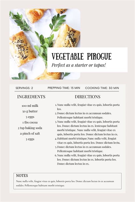 items needed for recipe word hike